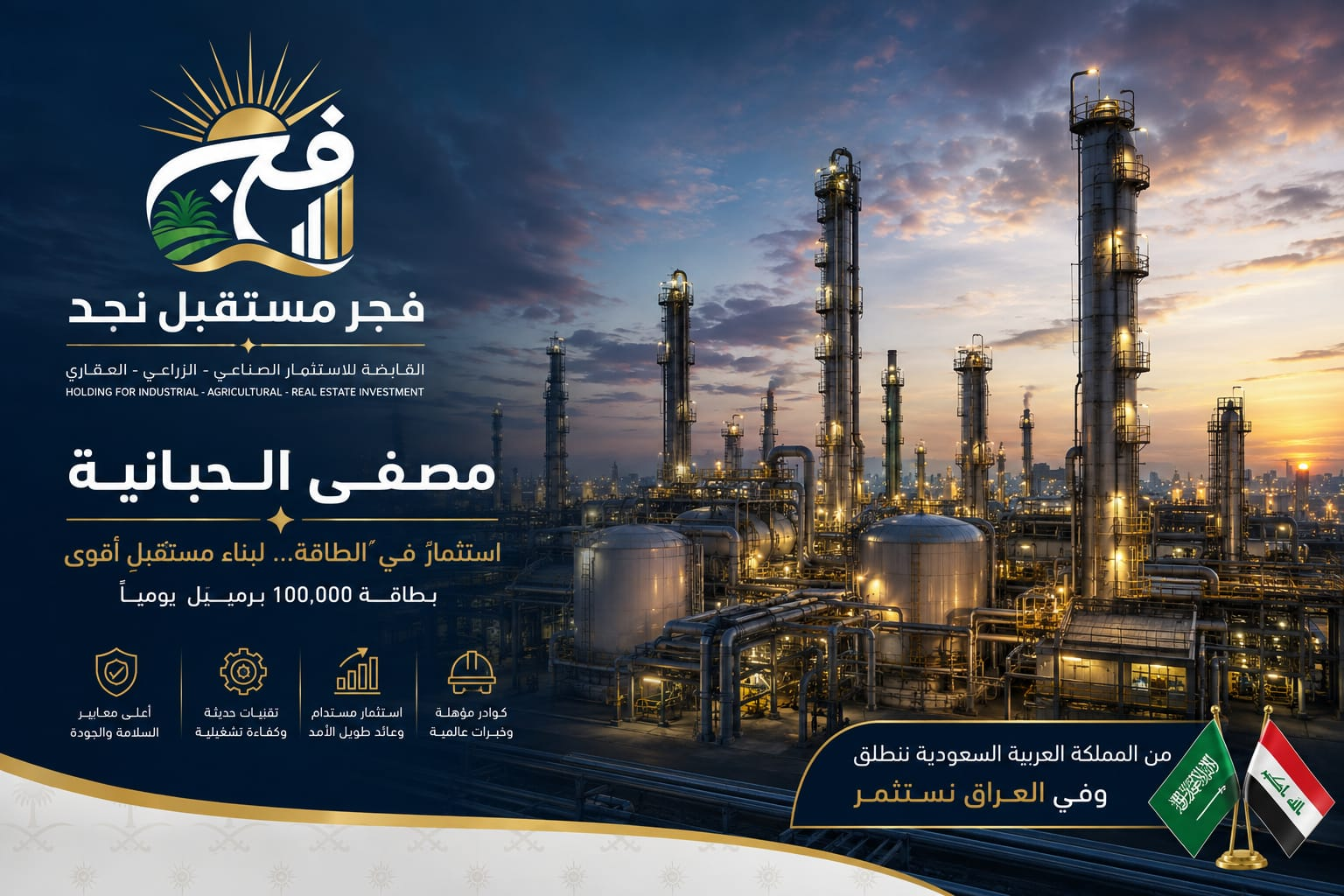 الاستثمار الصناعي والنفط والغاز